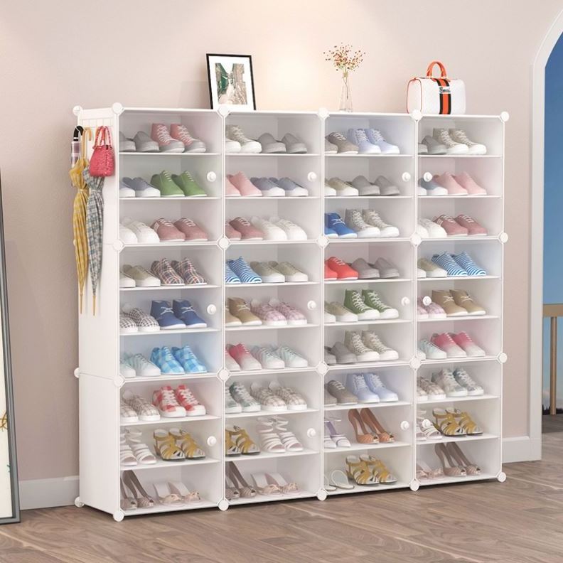 Wall Mounted Shoe Rack Hanging Shoes Cabinet Storage Space Saving For Home Use Shoes Racks And Cabinet