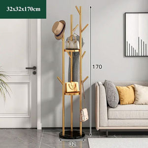 New Design Tree Shaped Metal Coat Rack Industrial Style Floor Standing Hat Hanger Hanging Stand Coat Rack