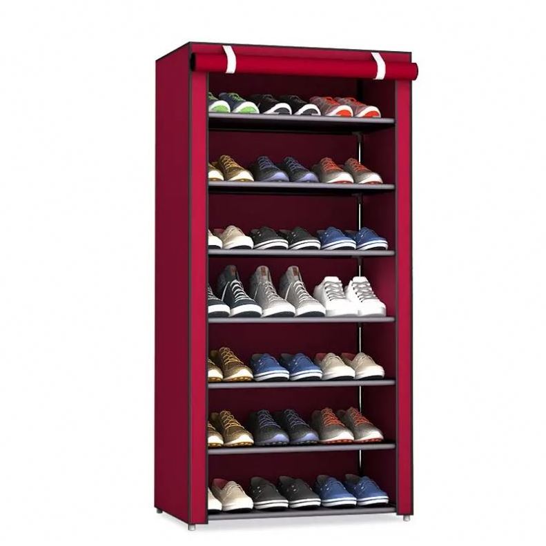 transparent window flip vented foldable stackable rack adjustable shoe slots space saver underbed shoe storage box