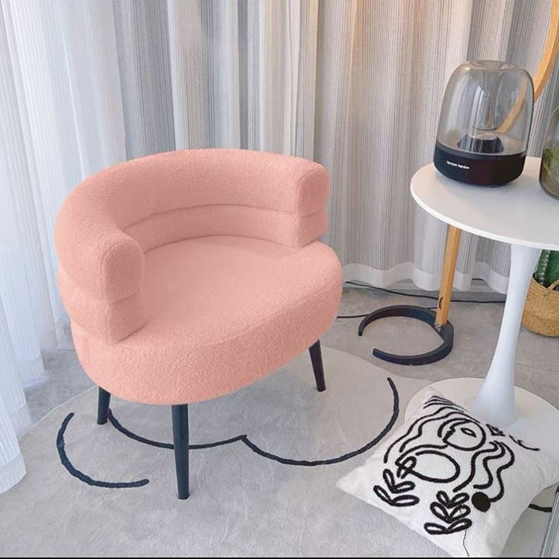 living room furniture modern leisure style swivel chair fiberglass oval shaped egg pod chair with fabric cushion