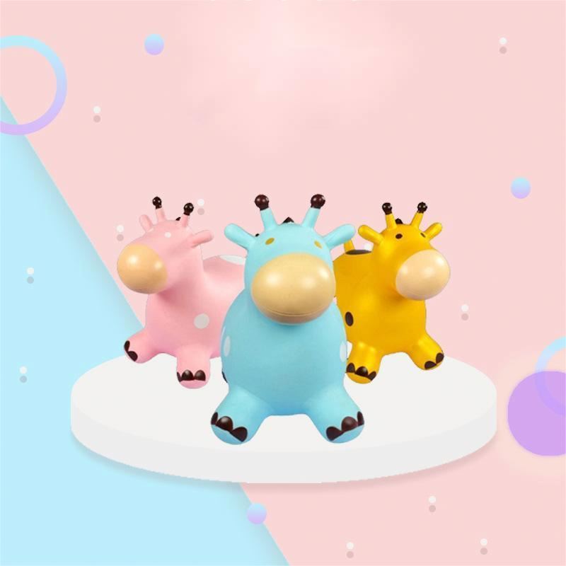 Toy Kids Toddlers Children Child Ride On Bouncing Animal Toys Inflatable Rubber Pvc Jumping Moose Deer Hopper