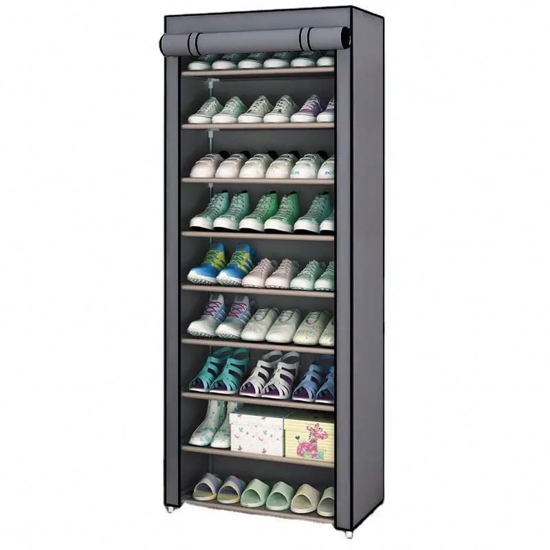 Clear Magnet  Shoe Boxes Drop Front Storage Shoe Box Non-Woven Fabric Custom Transparent Display Shoe Boxes Stackable Organizer