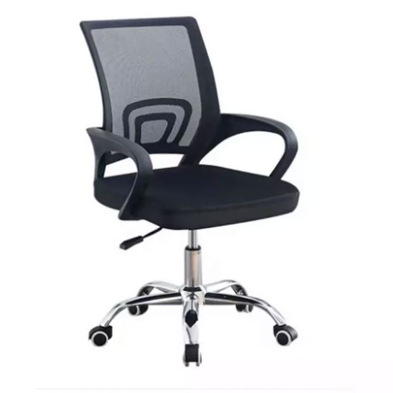 Swivel Office Chair Height Adjustable Nylon And Glass Fiber Backrest Chair For Office