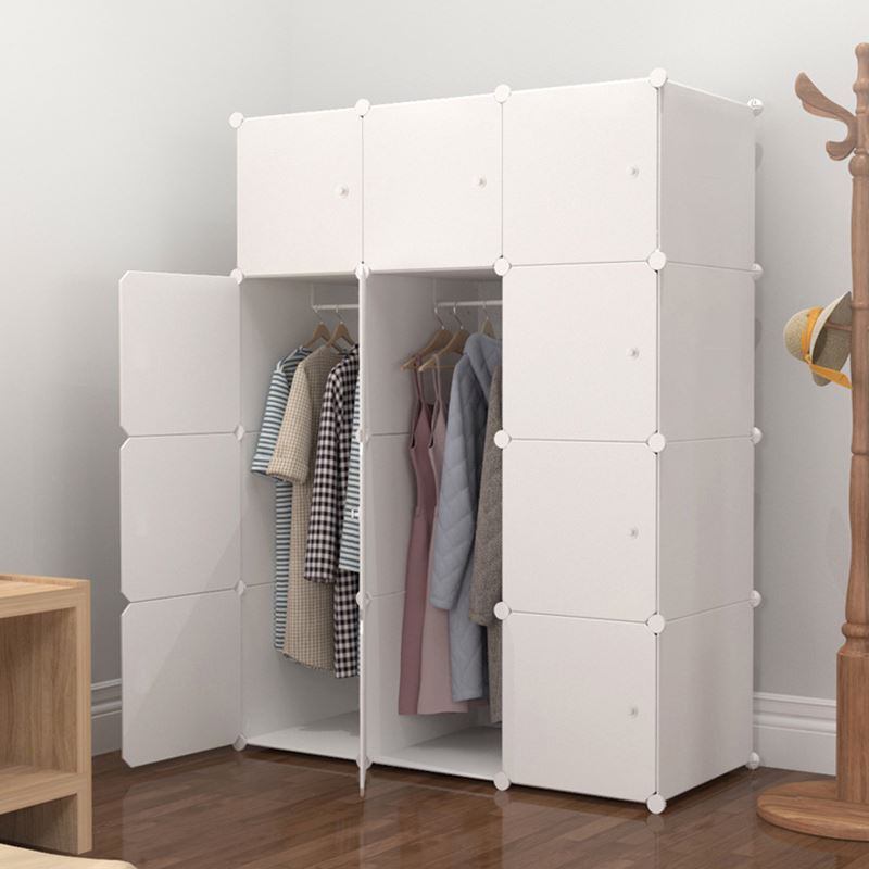 Home Furniture Closet Wire Shelving Storage System Bedroom Closet Wardrobe LINEN SHELF