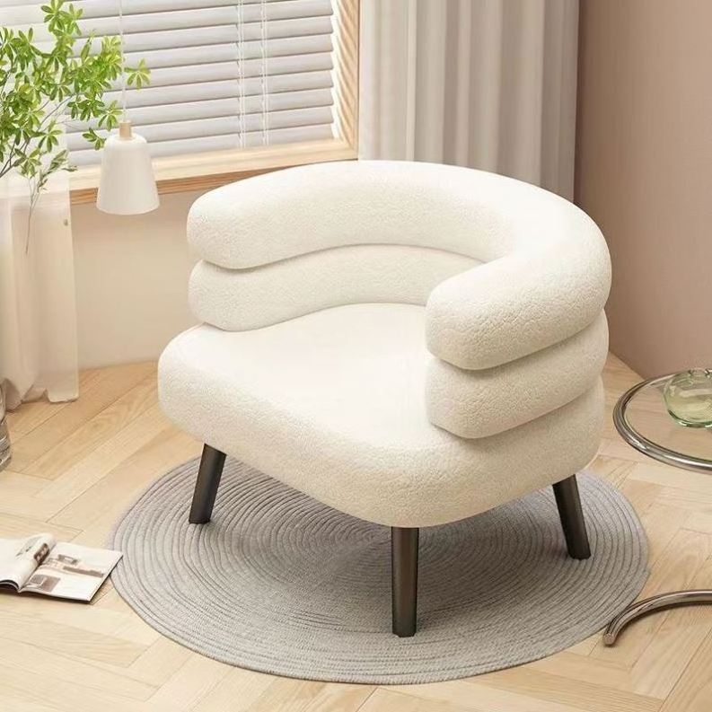 Single Round Chairs Lazy Bean Bag Wing Folding Relaxing Bedroom Finger Lift Recliner Rocking Sofa Chair