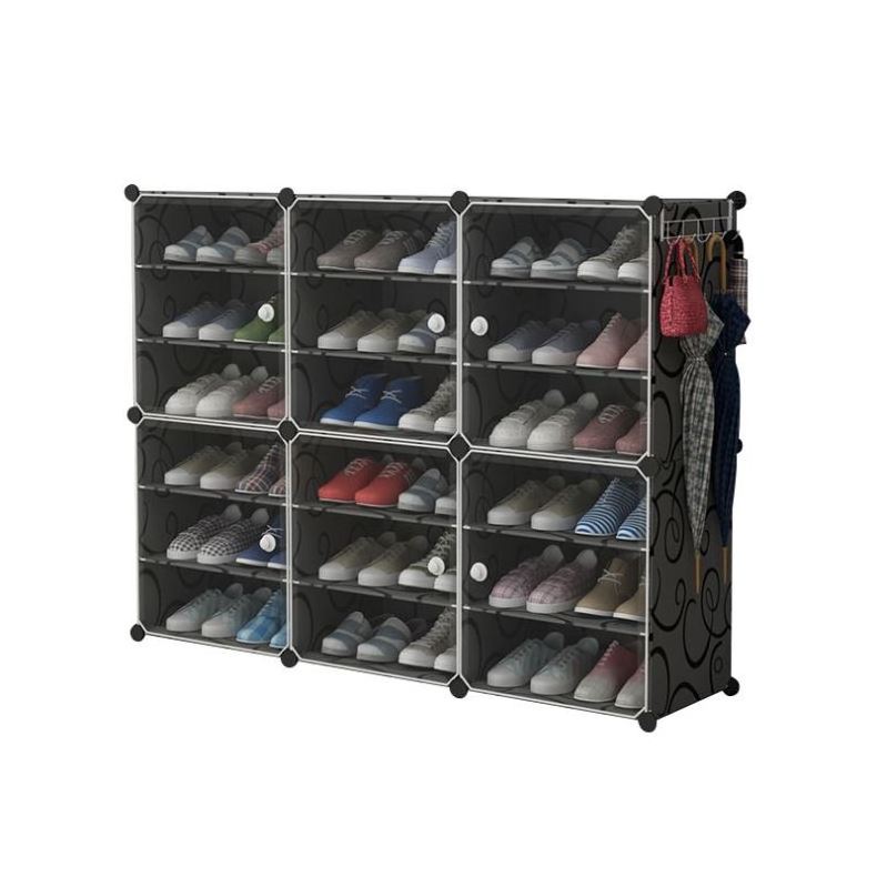 Modern Simple Economy Foyer Cabinet Large Capacity Storage Cabinet Creative Round Shoe Cabinet Multi-Tier Shoe Racks