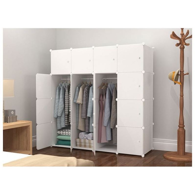 Home Furniture Closet Wire Shelving Storage System Bedroom Closet Wardrobe LINEN SHELF