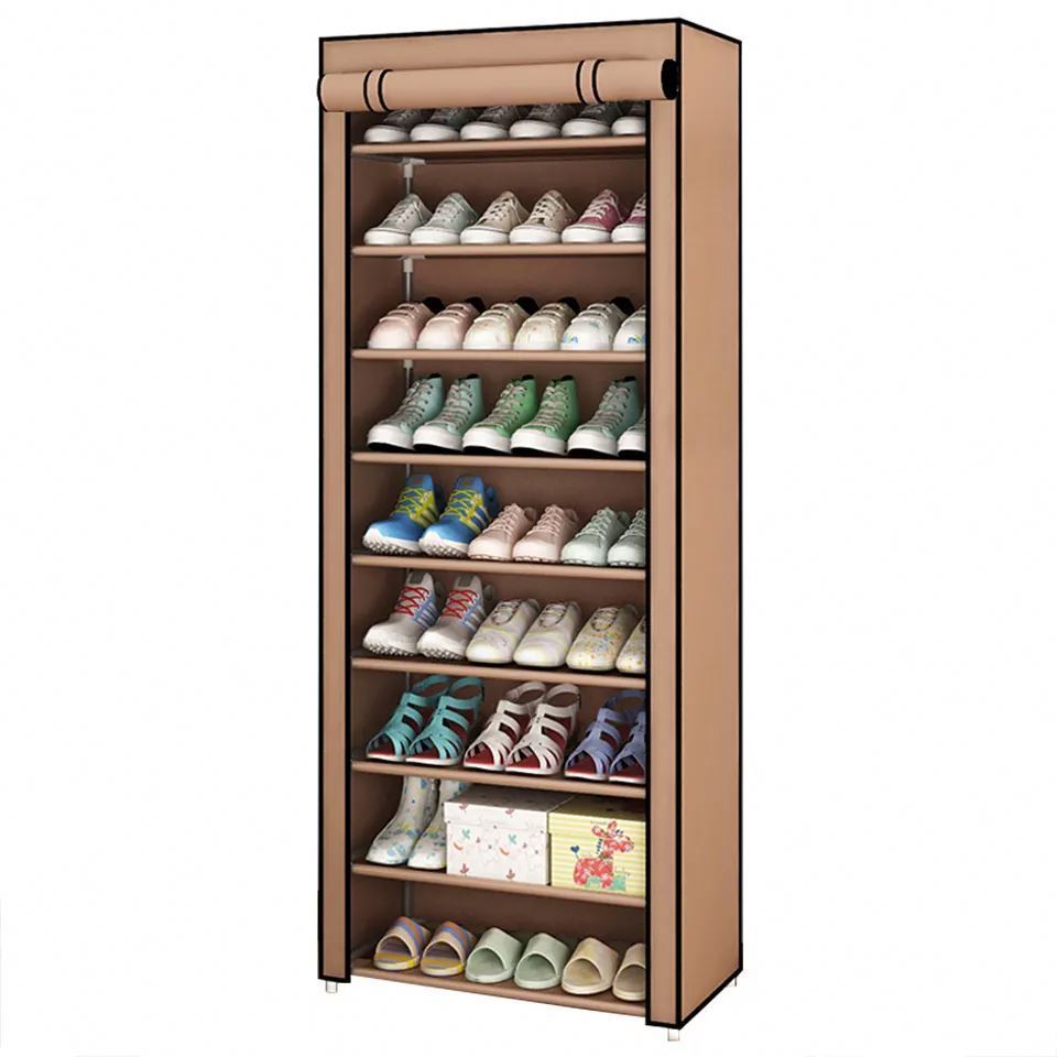 Drop Front  Stackable Clear Shoe Box with lids Storage Box and Shoe Organizer 12 sets per carton