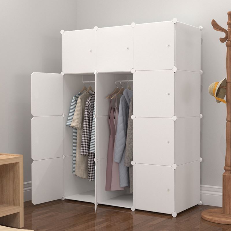 Home Furniture Closet Wire Shelving Storage System Bedroom Closet Wardrobe LINEN SHELF