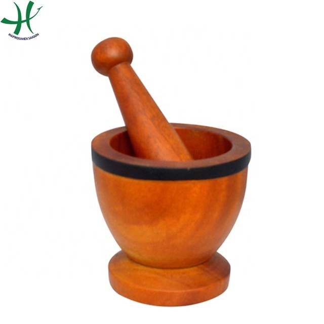 Wooden rubber bowl / Vietnam wooden bowl/ Serving salad bowl for kitchenware dinnerware (TH 3193)