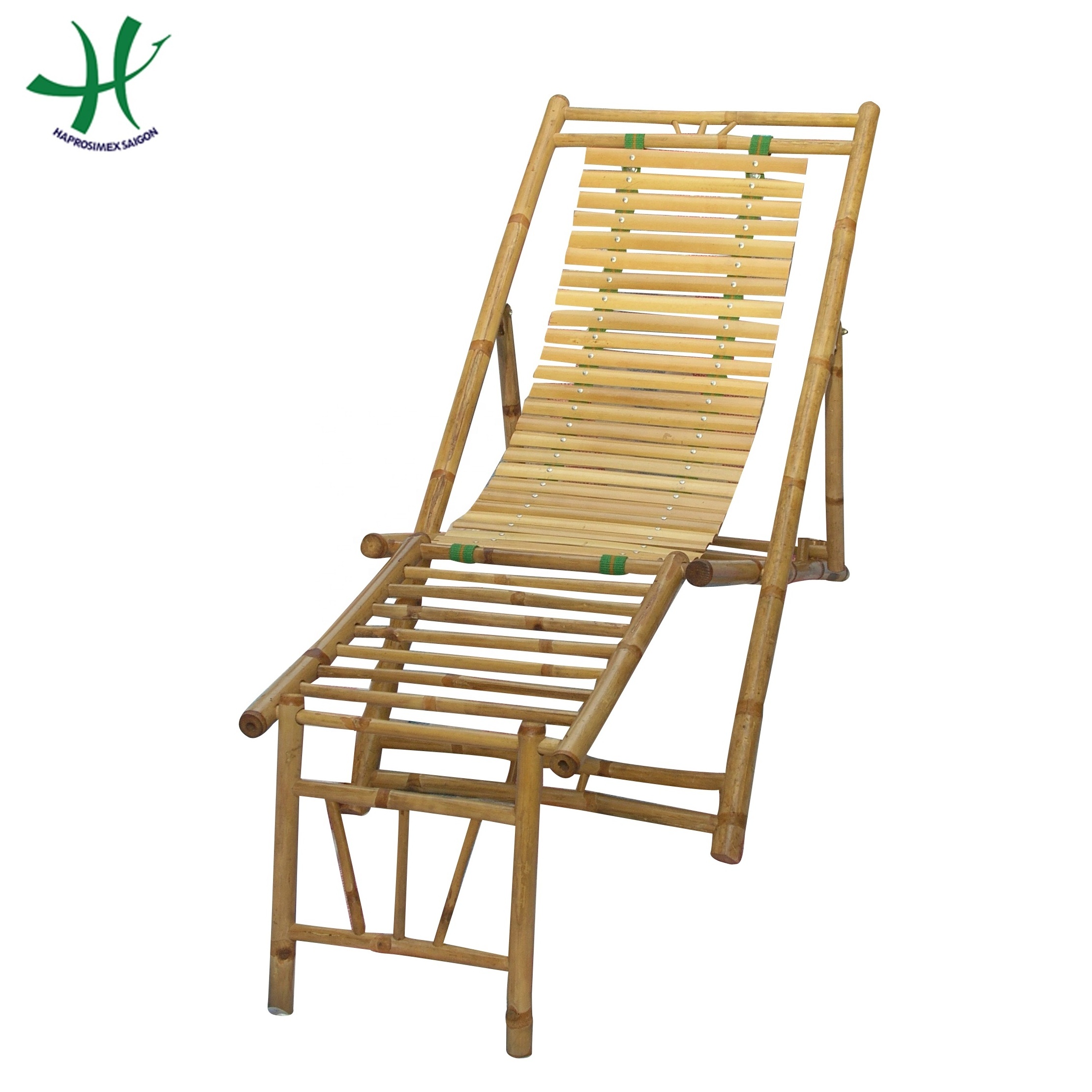 100% Natural Bamboo Furniture folding chair for garden decoration, outdoor furniture for relaxing