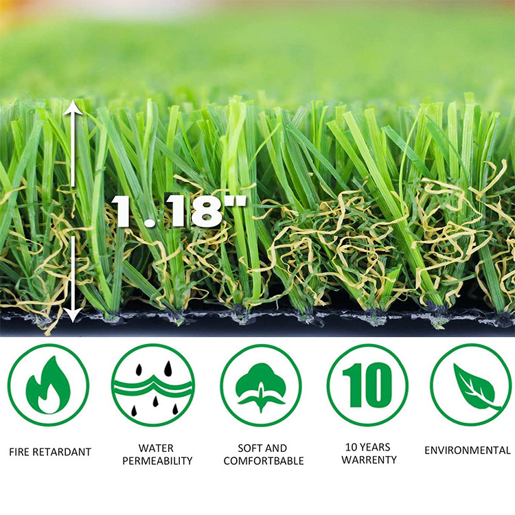 Artificial Grass Indoor Outdoor Garden Lawn Green Artificial lawn Home Garden Landscape Synthetic Turf Mat for Backyard Balcony