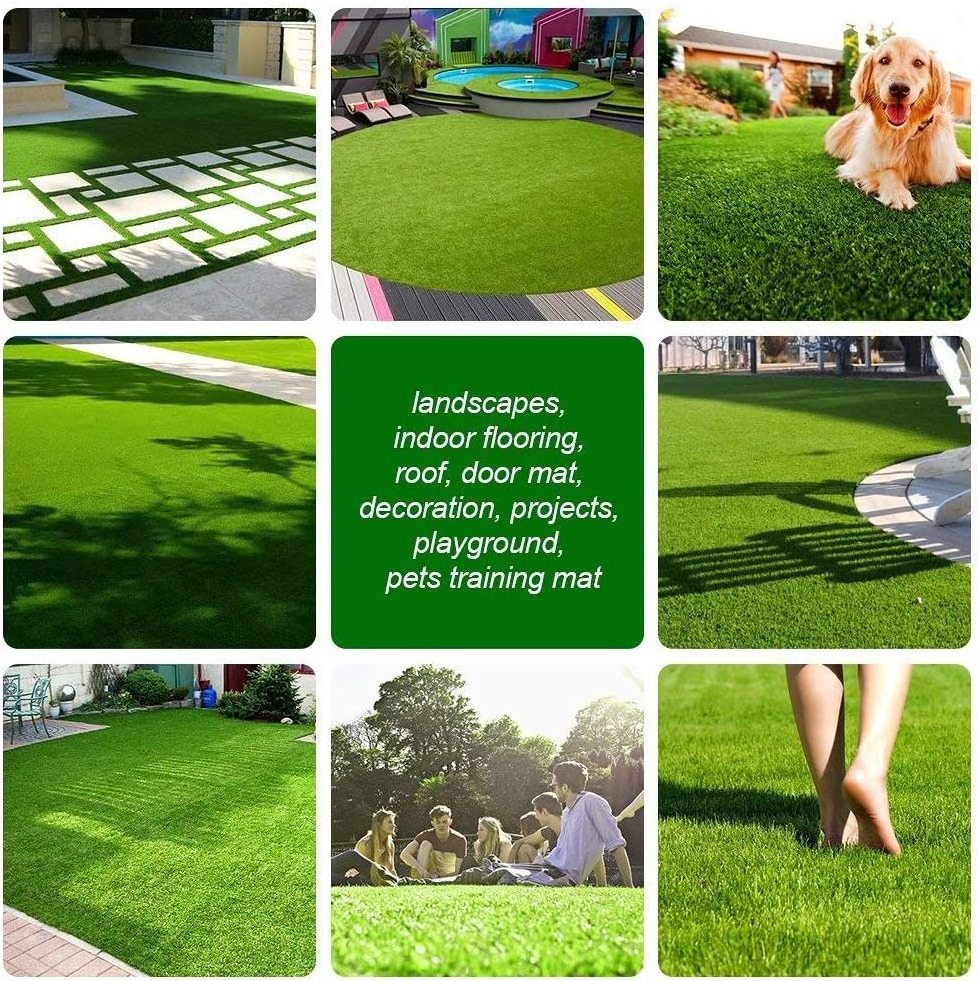 Artificial Grass Indoor Outdoor Garden Lawn Green Artificial lawn Home Garden Landscape Synthetic Turf Mat for Backyard Balcony