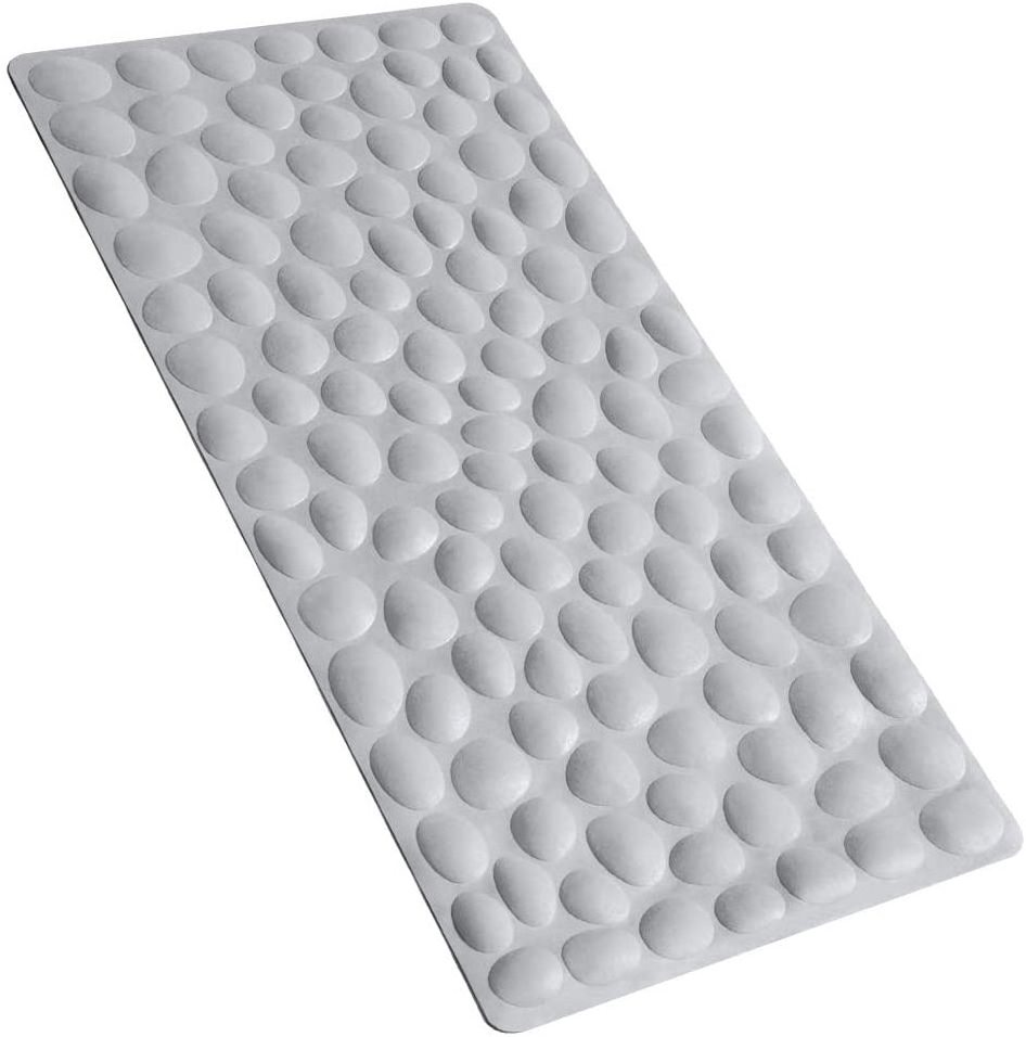 Non Slip Bathtub Mat Soft Rubber Bathroom Bathmat with Strong Suction Cups for Tub and Shower kids Bath Mat for Baby Safety