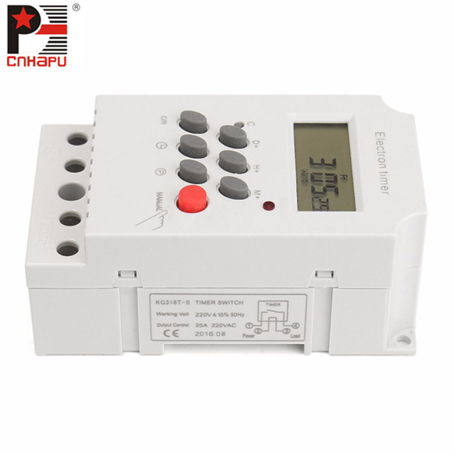 LCD digital KG316T-2 clock timer switch,school bell timer switch