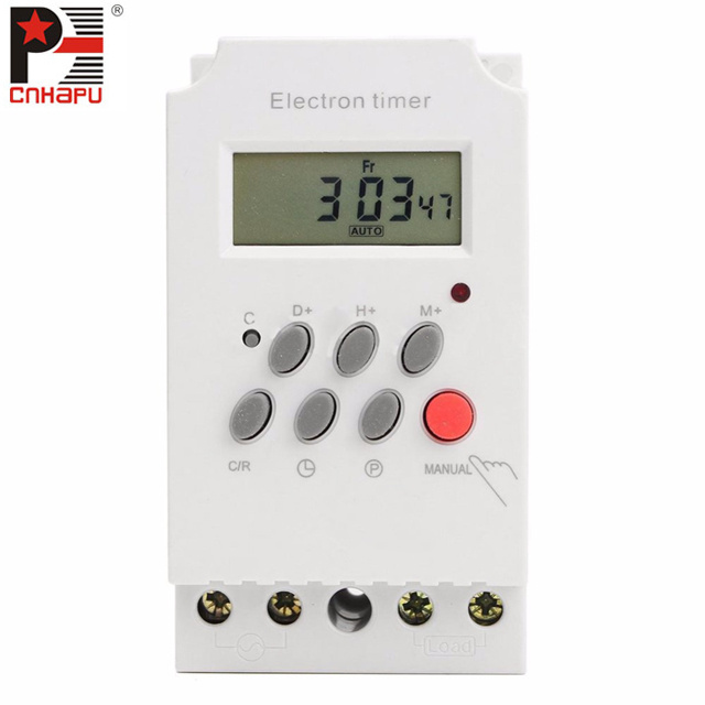 LCD digital KG316T-2 clock timer switch,school bell timer switch