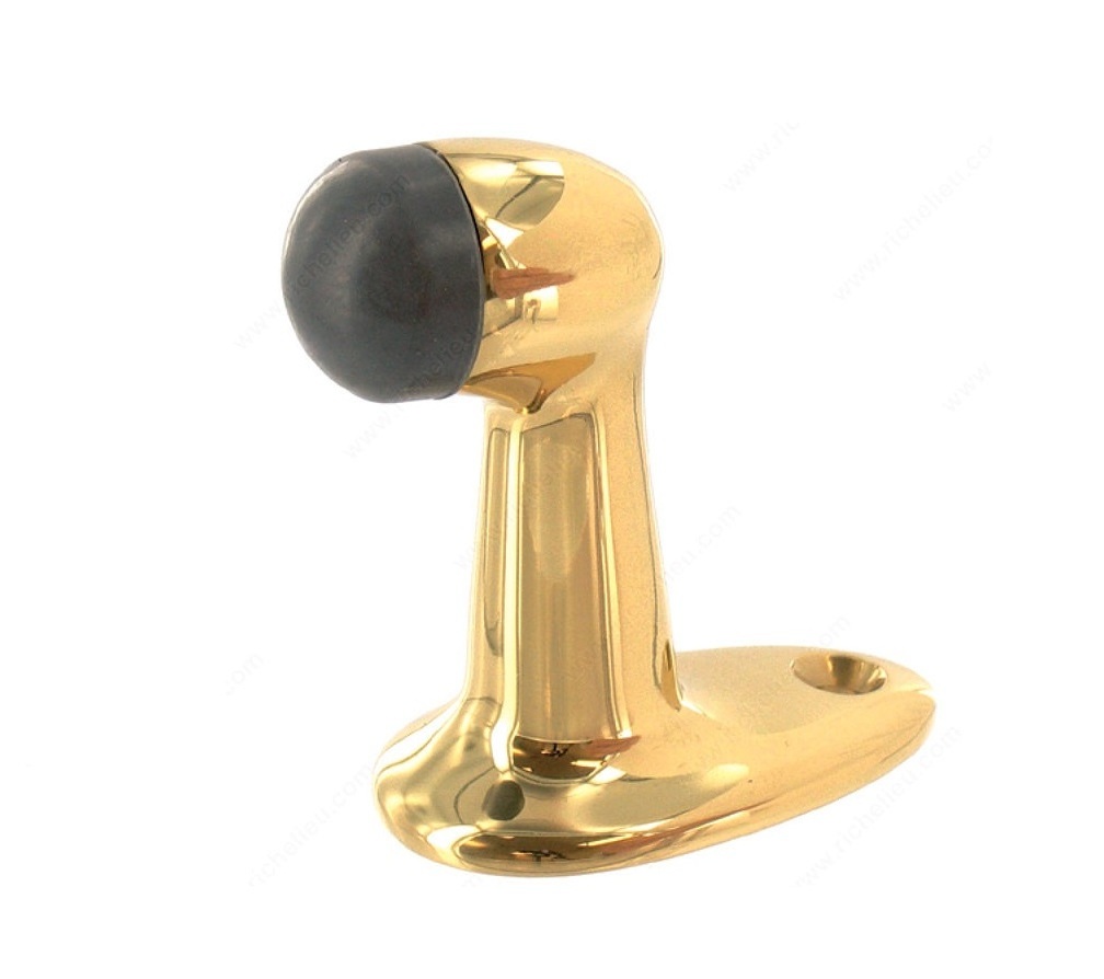 Latest Arrival Brass Door Stopper Floor Mounted High Quality Premium Brass Stopper Elegant For Home Hotel Door Stopping Usage