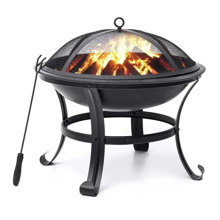 Customized Size design Fire Dark pits stand New Hot Selling Garden Accessories Iron Fire Pit fireplace home and hotel garden