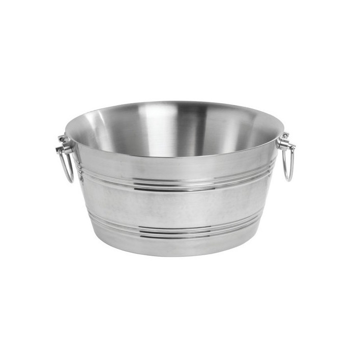 Aluminum  Ice Bucket In Oval Shaped New Design Metal Ice Bucket For Wine And Coldrinks Bottle New Design Ice Bucket