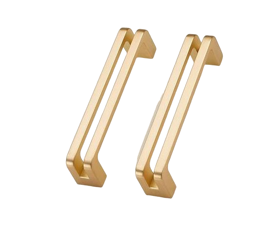 Latest Arrival Wardrobe Brass Handle Premium Quality Luxury Design Metal Cabinet Handle Elegant For Home Hotel Indoor Door Usage