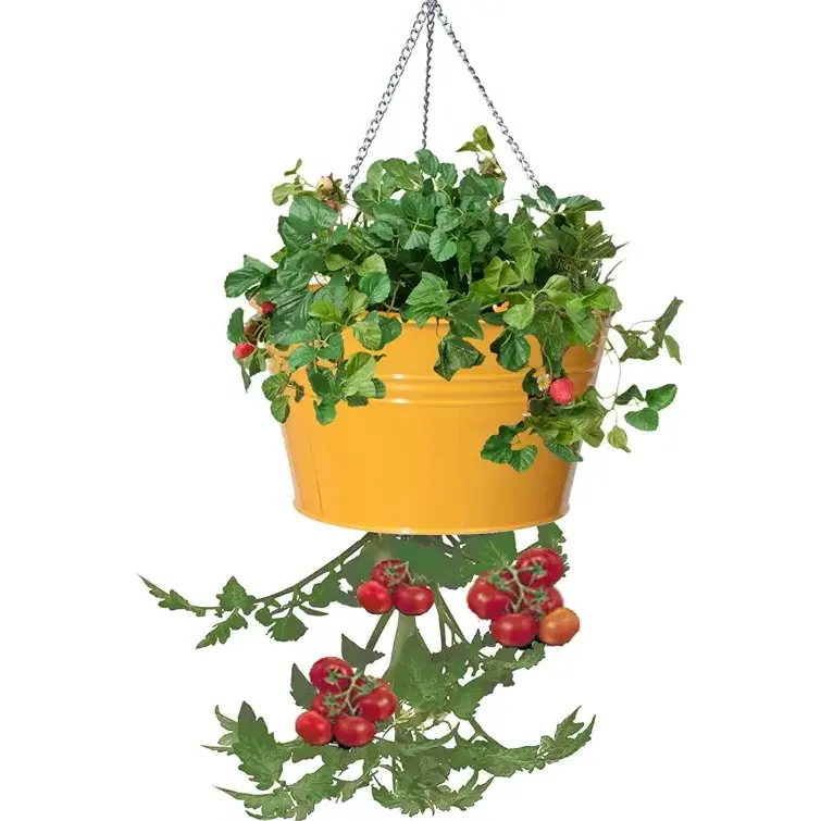 Elegant For Home Hotel decor Usage In Wholesale Cheap Iron Plant Hanger Swing Flower Pot Nordic Hanging Planter Modern Hanger