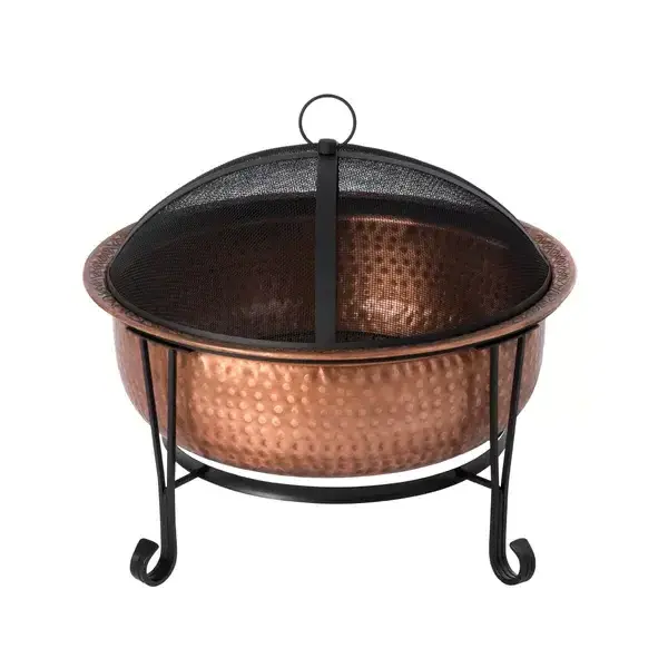 High Selling Garden Accessories Iron Fire Pit For decoration fireplace home and hotel garden Fire Pit Dark pits stand net cover