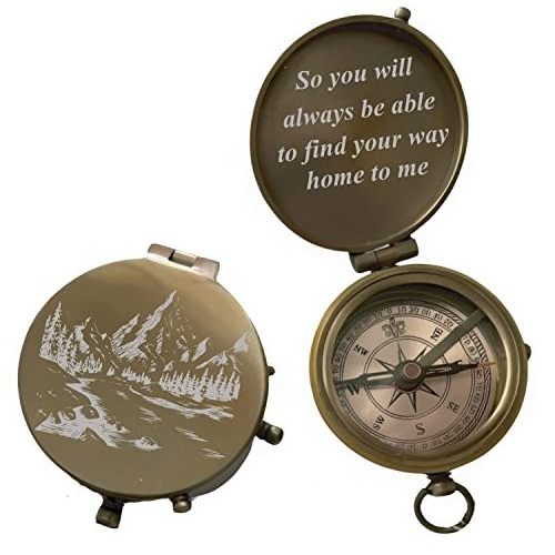 Quality Brass quote Nautical Sundial Compass With Wooden Box Collectible Marine Sun Dial Compass Antique Compass Nautical Item