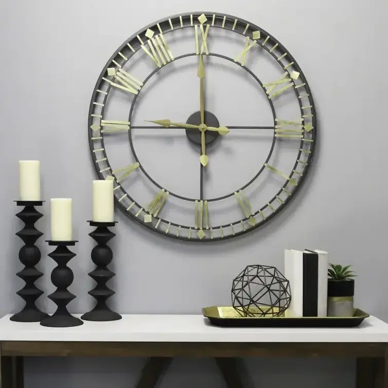 High selling quality premium Metal wall clock for home hotel decor use wall clock in wholesale price form India