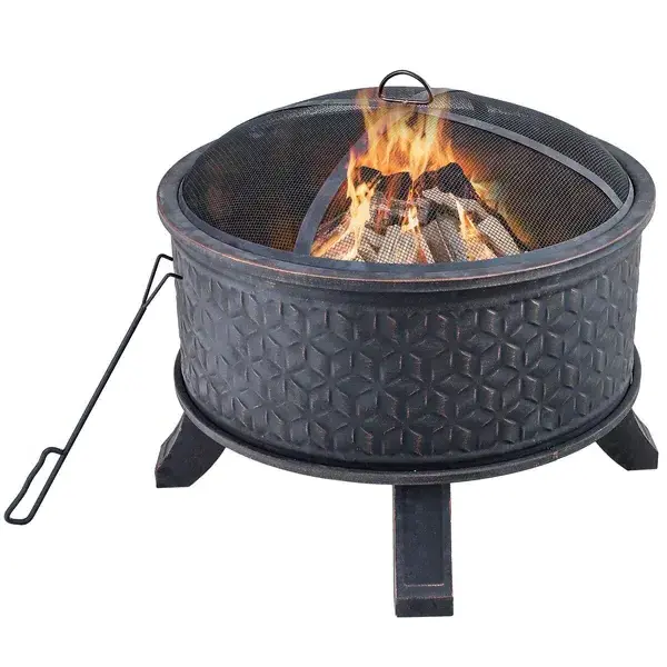 Fire Dark pits stand High quality Hot Selling Garden Accessories copper Fire Pit Elegant For Home Hotel Fire Places In Low Price