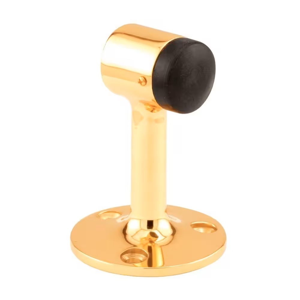 Latest Arrival Brass Door Stopper Floor Mounted High Quality Brass Stopper Elegant For Home Hotel Door Stopping Usage In Low Moq