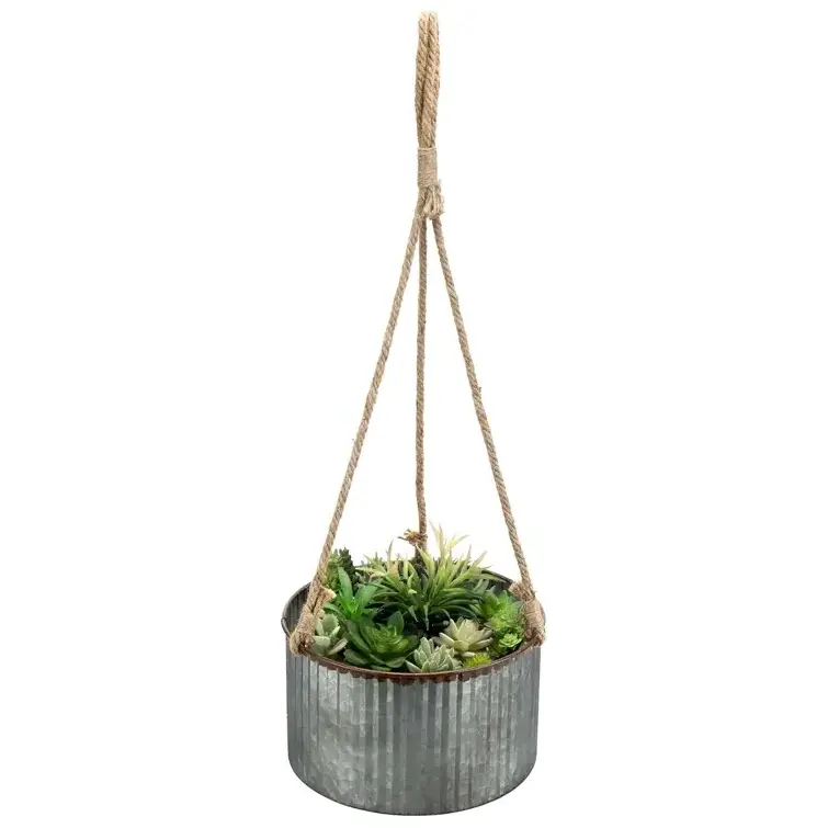 Best Metal Hanging Wall Planter Hanging Planter Indoor Hanging Metal Plant Stand Elegant For Home Hotel decor Usage In Wholesale