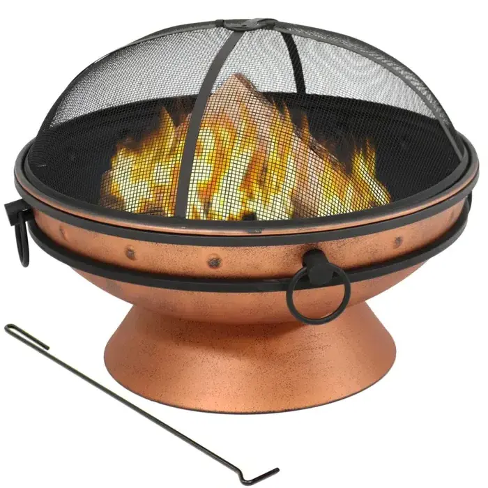 Fire Pit Black copper iron Fire Pit material Brass aluminum high quality premium decoration fireplace home and hotel garden