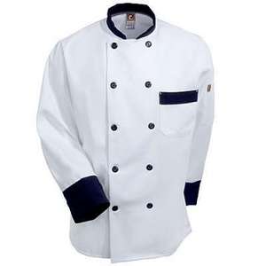 Restaurant Bar Uniform Hotel Cook Workwear Superior OEM Chef Jacket Uniform Vertical Collar Coat Kitchen Wear