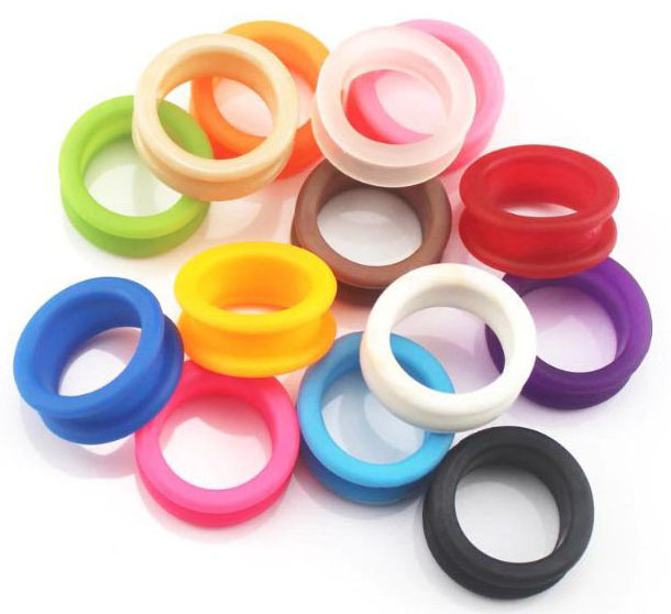 Hot selling Price Rubber Finger Rings for Barber Hair Scissors Removable silicone rings in multiple colors