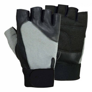 Anti-Slip Half Finger Gloves Tactical Outdoor Riding Shooting Gloves made of Finest Aniline Goat Nappa Leather