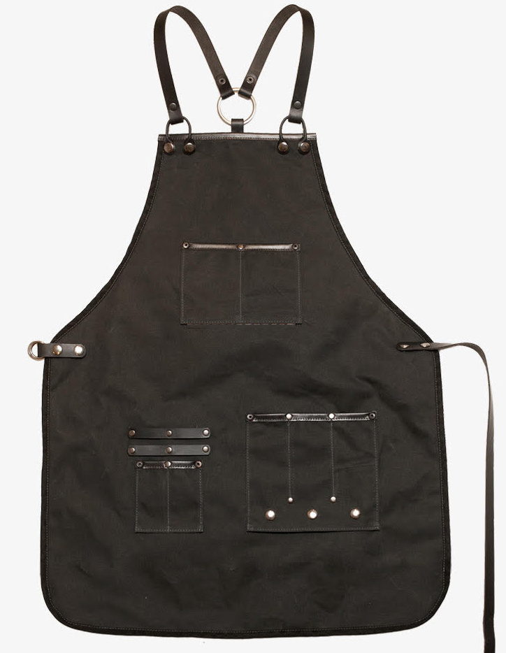 Customized Bib Aprons Waterproof Fire Retardant Bleach proof Fabric made Apron Adjustable straps belts