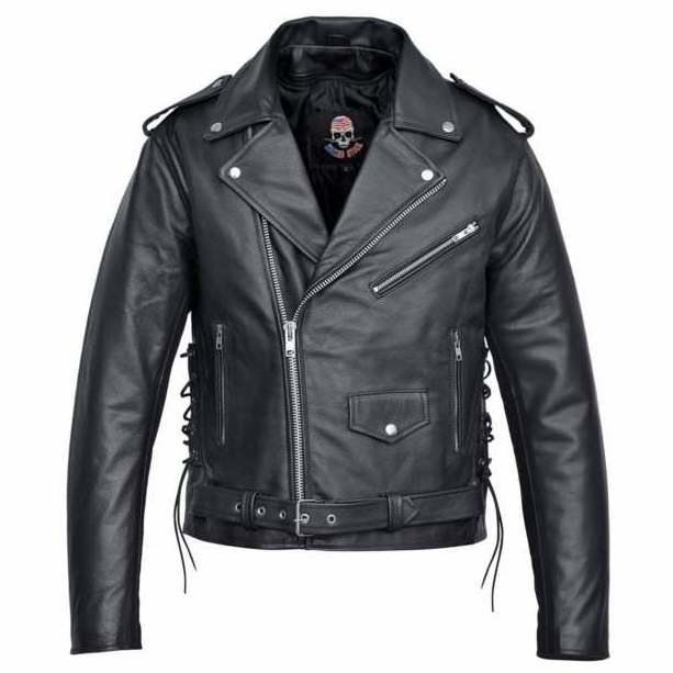 Men Motorcycle Leather Jacket Autumn Wears Embroidered Genuine Leather Jackets Embossed Logo Leather wears