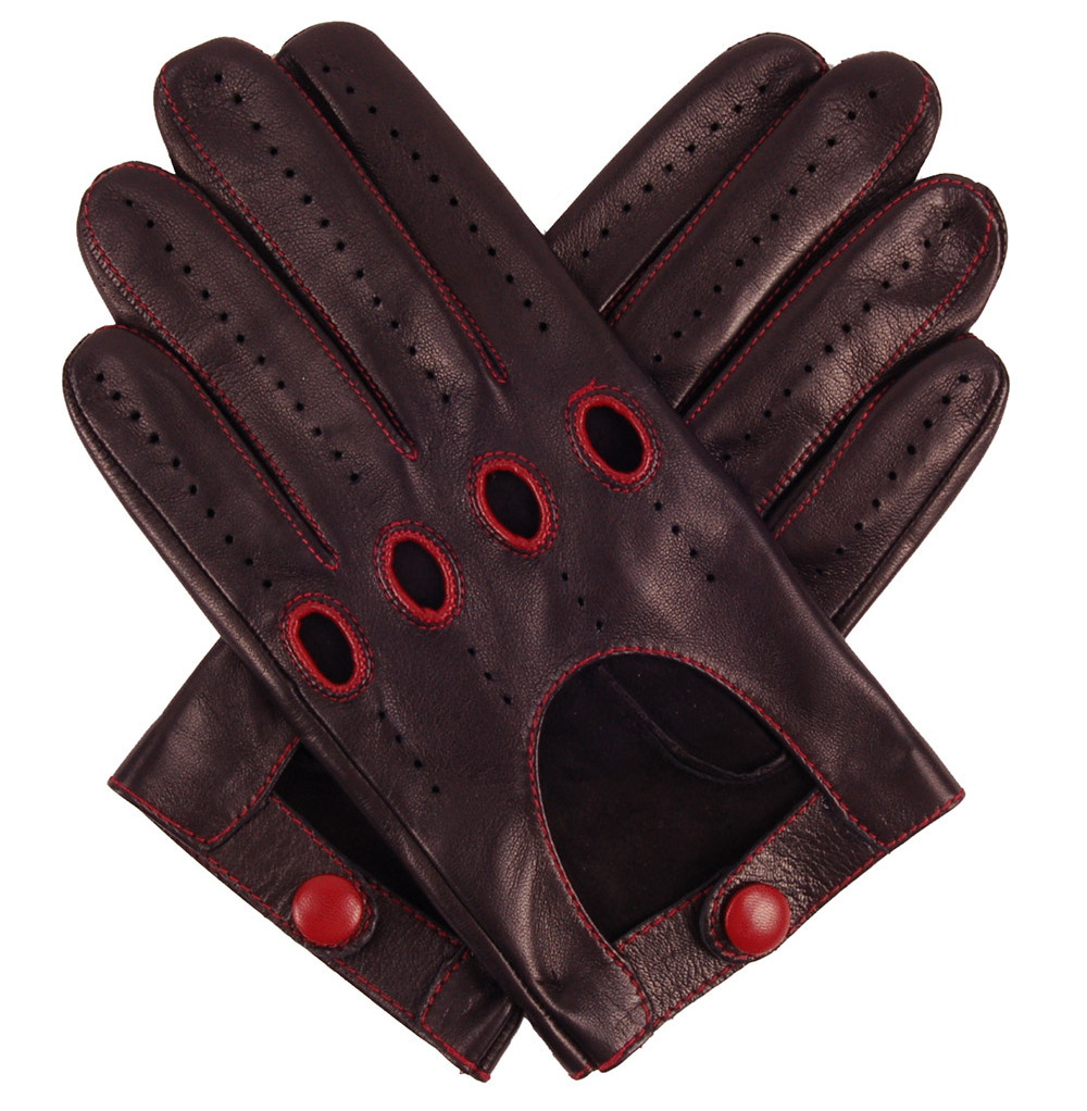 High Quality Driving Gloves Knuckle Holes Style Pin holes design Unlined Driver Gloves Winter Racing Riding Cycling Gloves