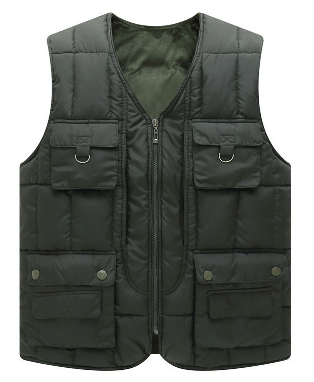 Unisex Full and Sleeveless Puffer Style Jackets Lined with Quilted Polyester Custom Polar Fleece Jackets