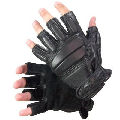 Factory Price OEM High quality fingerless gloves cycling driving cycling half finger gloves Original Leather Skin