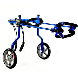 Adjustable pet dog wheelchair for back hind legs disabled dogs 2 wheels from small to extra large