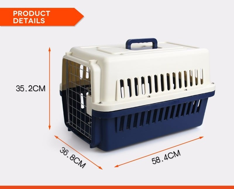 Durable dog flight carrier for pet cats Transport crate for pets cage for transport