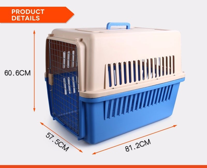 Durable dog flight carrier for pet cats Transport crate for pets cage for transport