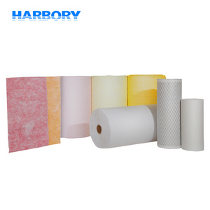 ASHRAE Air Filter Material Roll Industrial Fiberglass Pocket Filter Media PP HEPA Glass Fiber Air Filter Media Roll