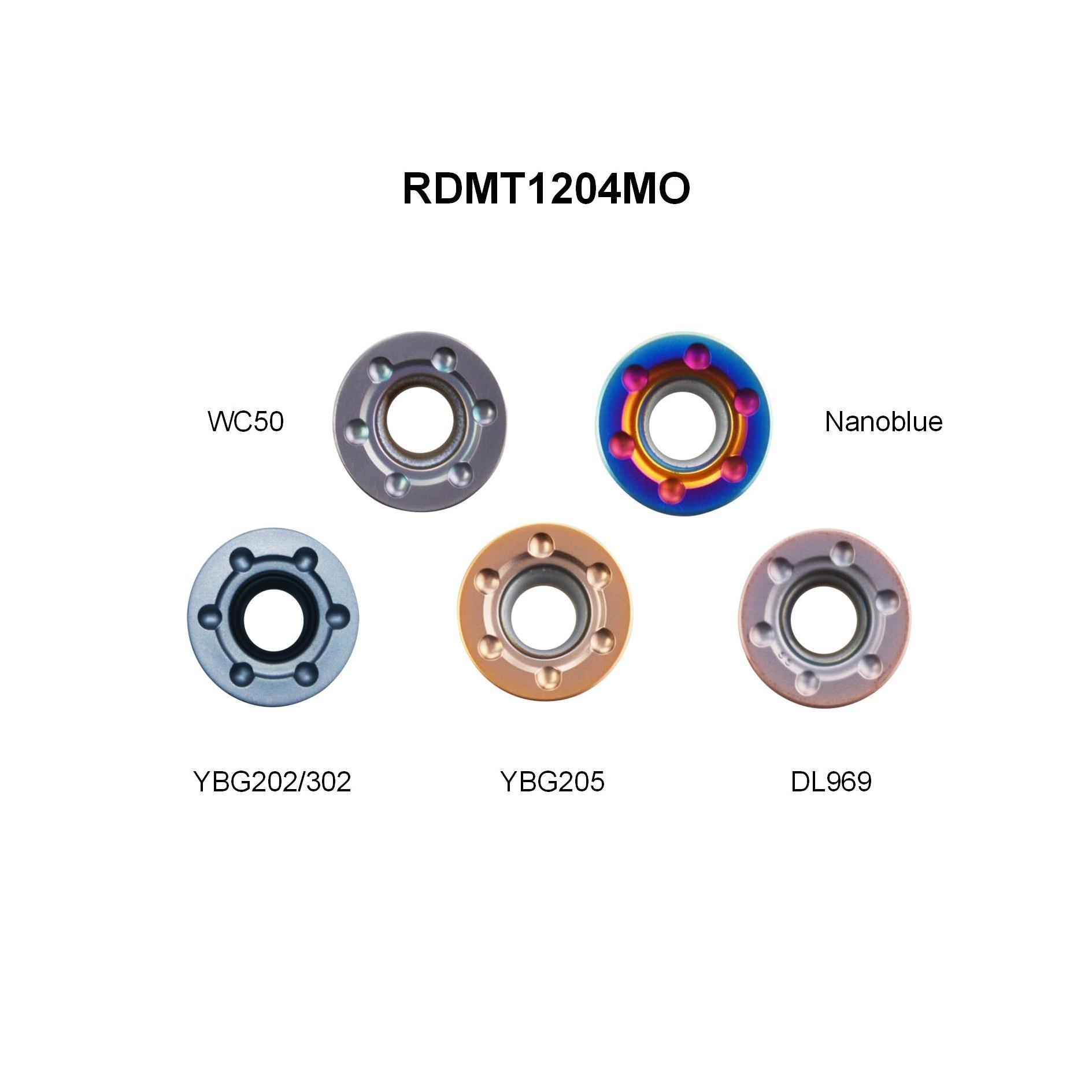 HARDVIK brand wear machines Round Tungsten Carbide milling Cutter Insert RDMT RPMT RPEW rpmt inserts for stainless steel.