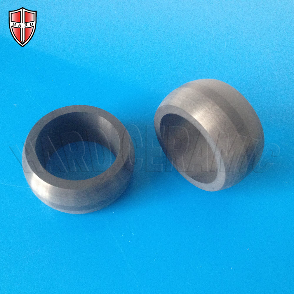 Customized machining Silicon Carbide sleeve SiC Ceramic bushing