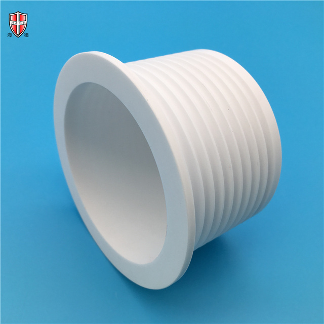 cnc machining metallized 95% alumina Al2O3 ceramic cavity nut bolt