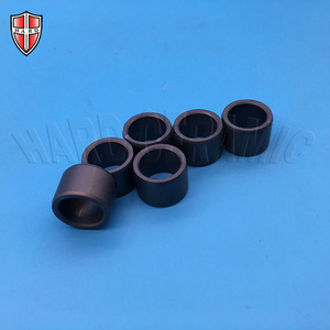 Customized machining Silicon Carbide sleeve SiC Ceramic bushing