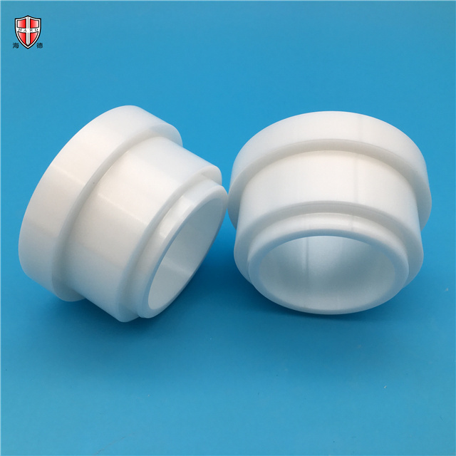 White high temperature resistant zirconia ceramic sleeve corrosion resistant custom