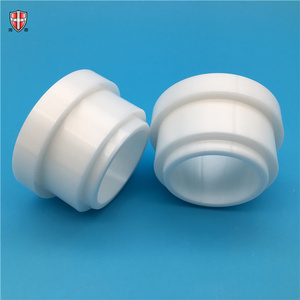 White high temperature resistant zirconia ceramic sleeve corrosion resistant custom